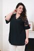 Picture of V NECK TOP WITH LACE